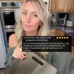 InoxPro™ - Tabla de Cortar de Acero Inox