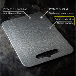 InoxPro™ - Tabla de Cortar de Acero Inox